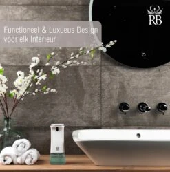 Royal Belinda Automatische Zeepdispenser - 280 ML Schuimdispenser Met Sensor - Wandmontage - No Touch - Zeeppompje - Wit -Badkamer Kast Winkel 1184x1200 7