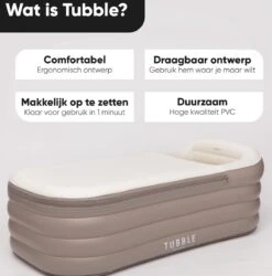 Tubble® Royale Air Bath - 255L - Ambient Taupe - Opblaasbaar Ligbad – Voor Volwassenen 24 Tubble® Royale Air Bath - 255L - Ambient Taupe - Opblaasbaar Ligbad – Voor Volwassenen -Badkamer Kast Winkel 1186x1200 6