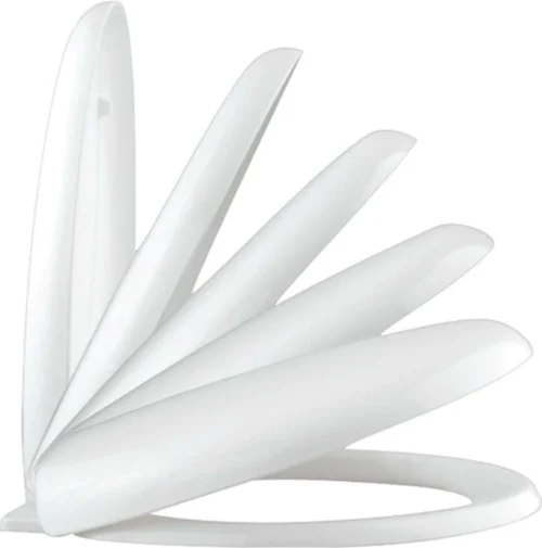 SCHÜTTE WC-Bril 10220 DUROPLAST - Antibacterieel - Soft Close - Gelakt - Wit -Badkamer Kast Winkel 1187x1200 14