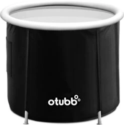 Zitbad | Opblaasbaar Zitbad Voor Volwassenen Van OTUBB | Ofuro | Opvouwbare Badkuip | Inklapbaar | Rond | IJsbad | Zwart | Bath Bucket -Badkamer Kast Winkel 1188x1200 9