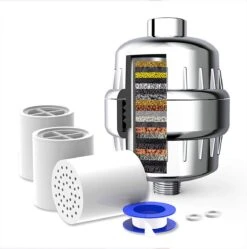 Mineraal Douchefilter Deluxe - Waterfilter Voor Douchekop - Ionisch - Douchefilter - Waterbesparend - Anti Kalk - Water Filter - Waterzuiveraar -Badkamer Kast Winkel 1191x1200 12