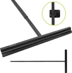 Vloerwisser - RVS - Vloertrekker Met Steel - Badkamer - Douchewisser Zwart - Douchetrekker