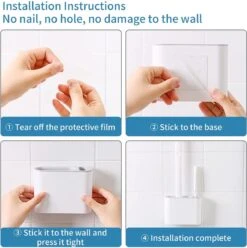 Merkloos WC Borstel Met Houder | WC Borstel | Vrijstaand | Flexibel | Wit | Inclusief Ophangsysteem En Gratis Borsteltje -Badkamer Kast Winkel 1193x1200 5