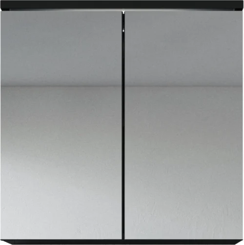 Badplaats Badkamerkast Toledo 60 Cm X 20 Cm X 60 Cm - Zwart - Spiegelkast Badkamer