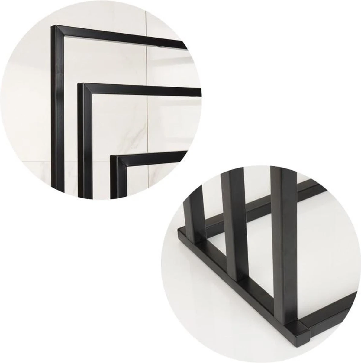 Badkamerhanger Handdoekenrek 3 Armen Zwart 5 Badkamerhanger Handdoekenrek 3 Armen Zwart - Afbeelding 5