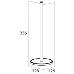 Tiger Tune - Reserverolhouder Vrijstaand - Messing Geborsteld / Zwart -Badkamer Kast Winkel 1196x1200 14