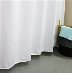 MLN Basics® Douchegordijn | Wit | 180x200 Cm | Inclusief Ringen | Anti-schimmel -Badkamer Kast Winkel 1197x1200 19