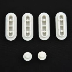 FSW-Products - 6 Stuks - WC Buffers Set - ABS - Buffer Voor Wc - Wc-bril Beschermen - Vervangbare - Closet - Closetbuffer -Badkamer Kast Winkel 1197x1200 27