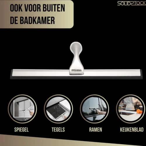 Douchewisser Rvs - Luxe Trekker Douche - Raamwisser Met Ophanghaak - Douchetrekker - Niet Boren - Chroom 12 Douchewisser Rvs - Luxe Trekker Douche - Raamwisser Met Ophanghaak - Douchetrekker - Niet Boren - Chroom -Badkamer Kast Winkel 1197x1200 7