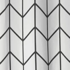 Douchegordijn Badkamer Accessoires - Visgraad - Zwart/Wit- 180x200 Cm 10 Douchegordijn Badkamer Accessoires - Visgraad - Zwart/Wit- 180x200 Cm -Badkamer Kast Winkel 1199x1200 10