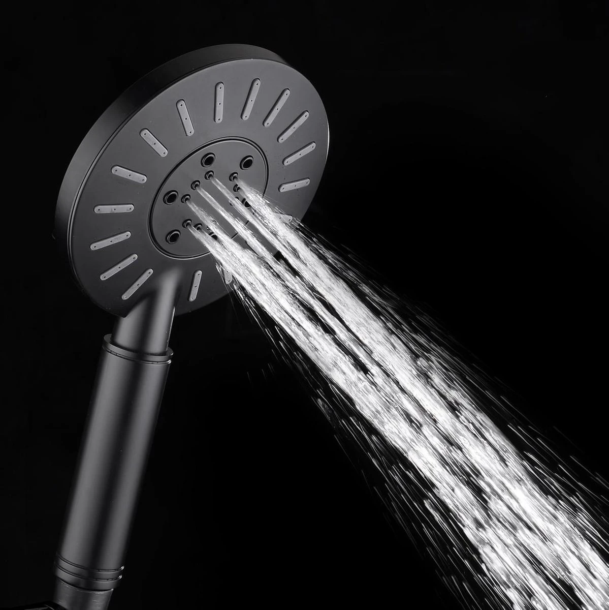 Tiger Tyne Doucheset - Douchekop Ø 12 Cm - Inclusief Comfort Water Saver - 3 Standen - Mat Zwart 4 Tiger Tyne Doucheset - Douchekop Ø 12 Cm - Inclusief Comfort Water Saver - 3 Standen - Mat Zwart - Afbeelding 4