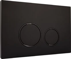 Bedieningsplaat StarBlueDisc Doppio 35 TBV Geberit UP100 UP320 UP300 UP700 UP720 Mat Zwart -Badkamer Kast Winkel 1200x1000 52