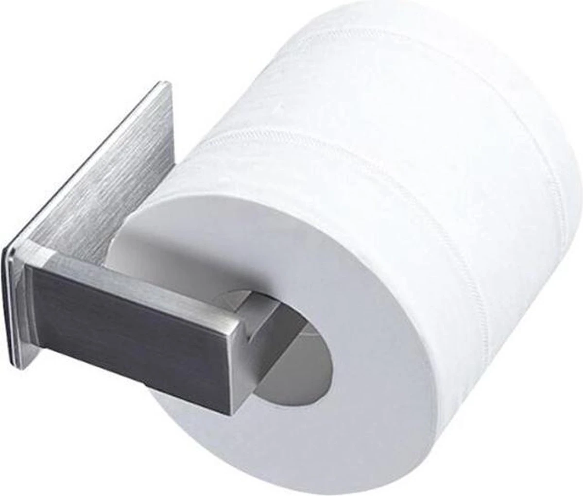 Merkloos Moderne En Stijlvolle Toiletrolhouder Zonder Boren - Zelfklevend - RVS - Met 3M Plakstrip - WC Rolhouder Roestvrij Staal - Vrijstaand 2 Merkloos Moderne En Stijlvolle Toiletrolhouder Zonder Boren - Zelfklevend - RVS - Met 3M Plakstrip - WC Rolhouder Roestvrij Staal - Vrijstaand - Afbeelding 2