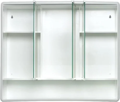 Jokey Lymo Spiegelkast Met 3 Deuren 58x49.5x14.5cm Wit -Badkamer Kast Winkel 1200x1025 3