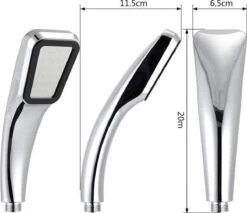 Merkloos Water Besparend Hoge Druk Douchekop | 300 Gaten -Badkamer Kast Winkel 1200x1033 3