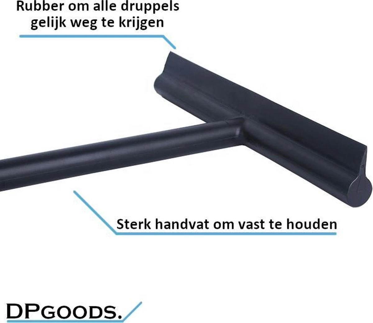 Merkloos Topsky™ - Douchewisser - Zwart - Raamwisser – Deluxe Douchewisser – Badkamer Accessoires Zwart - Douchewisser Met Zuignap – Wisser Douche 6 Merkloos Topsky™ - Douchewisser - Zwart - Raamwisser – Deluxe Douchewisser – Badkamer Accessoires Zwart - Douchewisser Met Zuignap – Wisser Douche - Afbeelding 6