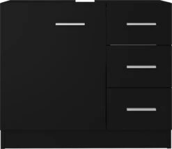 VidaXL Wastafelkast 63x30x54 Cm Spaanplaat Zwart 17 VidaXL Wastafelkast 63x30x54 Cm Spaanplaat Zwart -Badkamer Kast Winkel 1200x1042 4