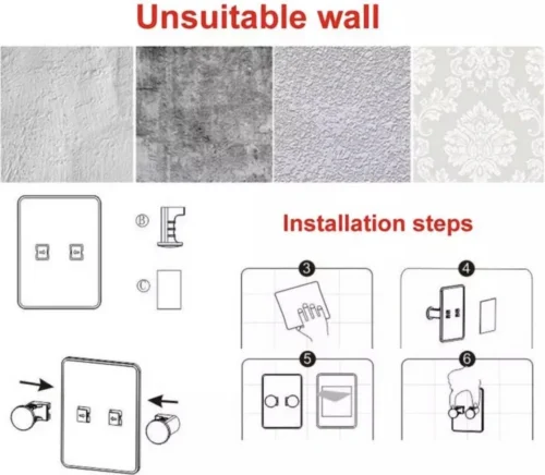 1 Stk Scheermes Houder Haak,Multi Purpose Plakken Haak Zelfklevende Scheren Razor Plug Haken Heavy Duty Voor Badkamer-Keuken -Badkamer Kast Winkel 1200x1047 1