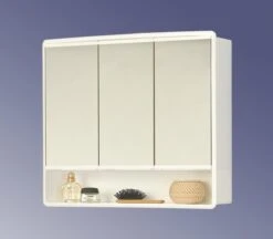 Jokey Lymo Spiegelkast Met 3 Deuren 58x49.5x14.5cm Wit -Badkamer Kast Winkel 1200x1048 5