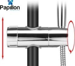 Merkloos Universeel Glijstuk - Chroom - 25 Mm - Handdouchehouder - Papillon -Badkamer Kast Winkel 1200x1050 5