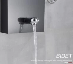 Sanisupreme® Douchepaneel Met Massage - Regendouche - Massage Jets - Waterval Douche - Met Thermostaatkraan En Handdouche - Zwart - Opbouw - Douchekop - Flanner® -Badkamer Kast Winkel 1200x1053 5