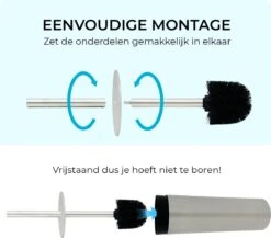 VDN Stainless Toiletborstel Met Houder - Toiletborstelhouder - Zilver - Wc Borstel Met Houder - RVS - Vrijstaand 9 VDN Stainless Toiletborstel Met Houder - Toiletborstelhouder - Zilver - Wc Borstel Met Houder - RVS - Vrijstaand -Badkamer Kast Winkel 1200x1054 2