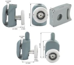 Reserve Wieltjes Voor Douchedeur – Douche Deur Rollers – Wielen Douchedeur – Loopwielen – Katrollen – Set Van 4 Onder En 4 Boven 13 Reserve Wieltjes Voor Douchedeur – Douche Deur Rollers – Wielen Douchedeur – Loopwielen – Katrollen – Set Van 4 Onder En 4 Boven -Badkamer Kast Winkel 1200x1054 4