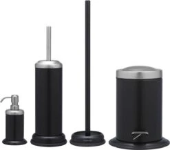 Sealskin Acero Reserverolhouder Vrijstaand - Zwart -Badkamer Kast Winkel 1200x1056