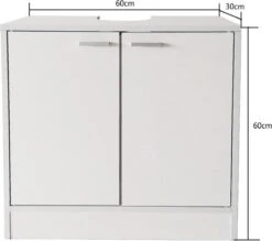 Wastafel Onderkast - Onderbouw Kast Wastafel - Badkamermeubel 9 Wastafel Onderkast - Onderbouw Kast Wastafel - Badkamermeubel -Badkamer Kast Winkel 1200x1062 1