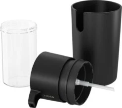 Tiger Carv - Zeepdispenser 175 Ml Vrijstaand - Zwart -Badkamer Kast Winkel 1200x1068