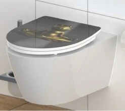 SCHÜTTE WC-Bril 82581 RELAXING FROG - High Gloss - Duroplast - Soft Close - Afklikbaar - RVS-Scharnieren - Decor - 1-zijdige Print -Badkamer Kast Winkel 1200x1072 1