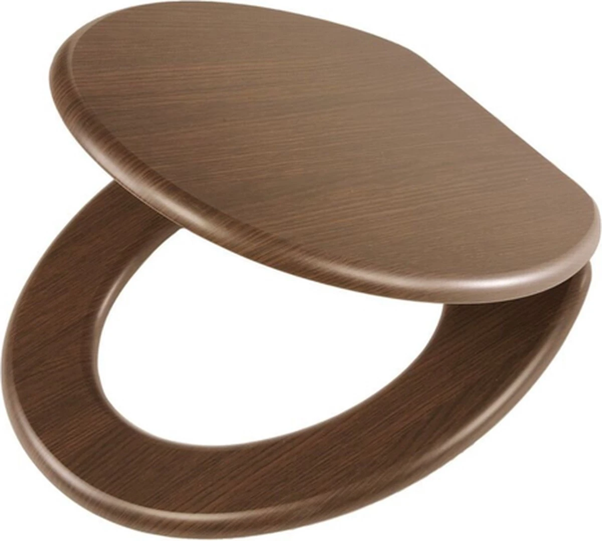 Tiger Douglas - Toiletbril - MDF - Walnoot 12 Tiger Douglas - Toiletbril - MDF - Walnoot - Afbeelding 12