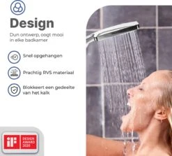 MaatWorkz - Waterbesparende Douchekop Vierkant + Douchetimer - Hoge Waterdruk - Luxe Design - 6 Standen 13 MaatWorkz - Waterbesparende Douchekop Vierkant + Douchetimer - Hoge Waterdruk - Luxe Design - 6 Standen -Badkamer Kast Winkel 1200x1081 1