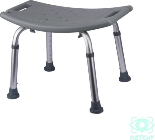 Ketchy Douchekruk - In Hoogte Verstelbaar - Douchekrukje - Roestvrij - 130kg Draagkracht - Comfortabel Zitkussen -Badkamer Kast Winkel 1200x1088 9