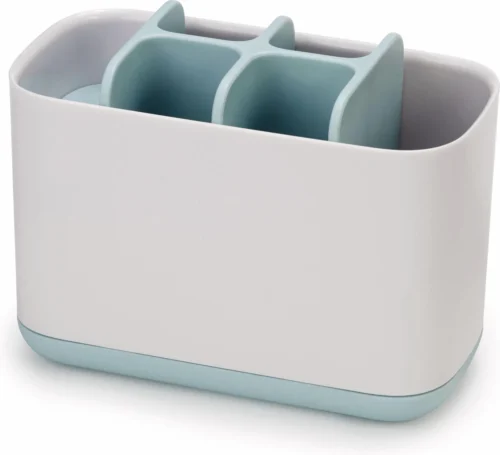 Joseph Joseph Badkamer Easy-Store Tandenborstelorganiser Large - 16.8x8.4x12.6 Cm - Creme/licht Blauw -Badkamer Kast Winkel 1200x1092 3