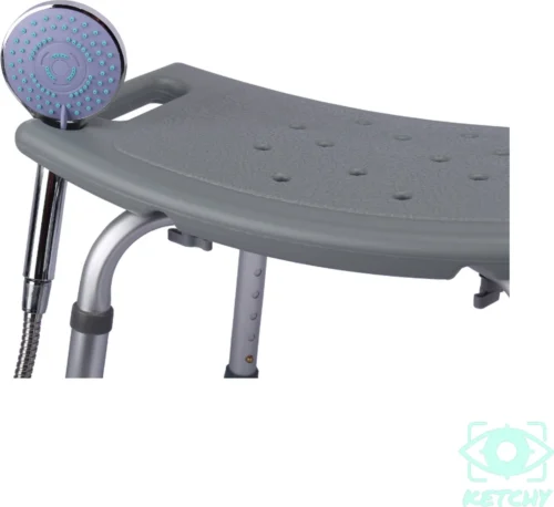 Ketchy Douchekruk - In Hoogte Verstelbaar - Douchekrukje - Roestvrij - 130kg Draagkracht - Comfortabel Zitkussen -Badkamer Kast Winkel 1200x1099 6