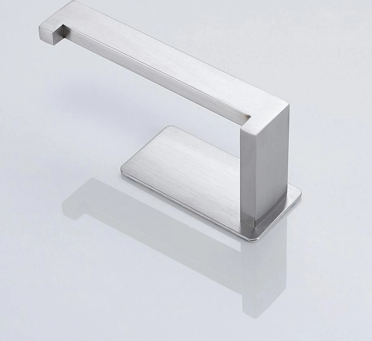 Merkloos Moderne En Stijlvolle Toiletrolhouder Zonder Boren - Zelfklevend - RVS - Met 3M Plakstrip - WC Rolhouder Roestvrij Staal - Vrijstaand 3 Merkloos Moderne En Stijlvolle Toiletrolhouder Zonder Boren - Zelfklevend - RVS - Met 3M Plakstrip - WC Rolhouder Roestvrij Staal - Vrijstaand - Afbeelding 3