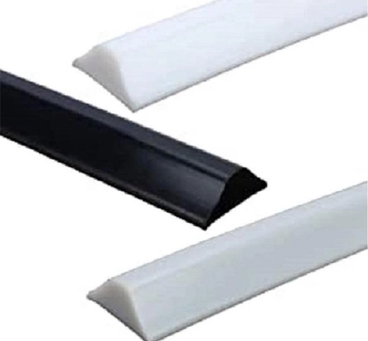 Waterdrempel 'compact' 100 Cm ZWART - Water Stopper - Douche - Bad - Lekkage - Waterkering - Schimmel - Sanitair - 1 Waterdrempel 'compact' 100 Cm ZWART - Water Stopper - Douche - Bad - Lekkage - Waterkering - Schimmel - Sanitair -