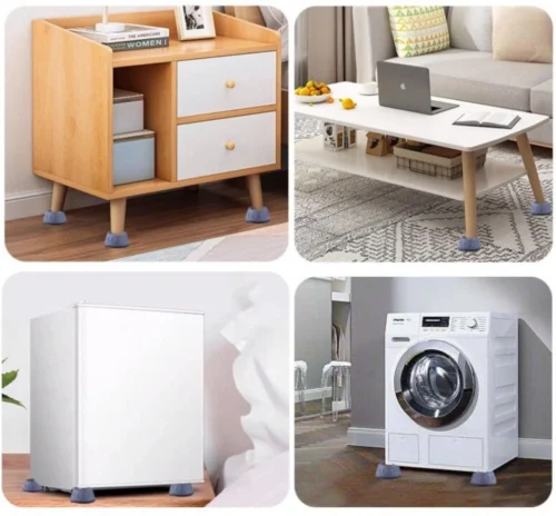 Wasmachine Demper – Trillingsdemper – Anti Slip – Schokdemper – Anti Tril – Wasmachine Voetjes – Vibratiedempers – Verhoger – 4 Stuks - Grijs -Badkamer Kast Winkel 1200x1114 6