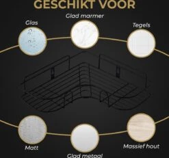 HGMD® Doucherek Zonder Boren - 1 Stuk - Zwart - Zelfklevend Doucherek –Badkamerrek - Badrek - Keukenrek - Doucherek Hangend – Badkamer Accessoires - Kruidenrek 10 HGMD® Doucherek Zonder Boren - 1 Stuk - Zwart - Zelfklevend Doucherek –Badkamerrek - Badrek - Keukenrek - Doucherek Hangend – Badkamer Accessoires - Kruidenrek -Badkamer Kast Winkel 1200x1121 3
