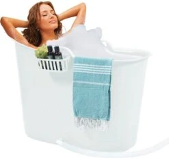 Zitbad Voor Volwassenen - Bath Bucket - Wit - 200L -Badkamer Kast Winkel 1200x1122 4