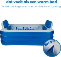 Bobbie. Blue - Opblaasbaar Ligbad Voor 2 Personen - Geschikt Voor Binnen En Buiten - Ijsbad - Zitbad - Zwembad - Badkamer - Bath Bucket -Badkamer Kast Winkel 1200x1131 5