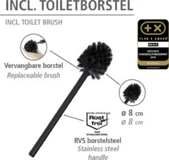 WENKO Toiletbutler Rivalta RVS Mat - Toiletborstel Met Houder, Toiletrolhouder En Reserverolhouder 18 WENKO Toiletbutler Rivalta RVS Mat - Toiletborstel Met Houder, Toiletrolhouder En Reserverolhouder -Badkamer Kast Winkel 1200x1136 3