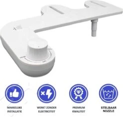 Bidet Handdouche Toilet Sproeier Shattaf Sprayer WC Papier Besparend - Enkel Spray Koud Water - Badkamer Accessoires - Freshole®