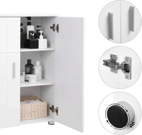 Nancy's Badkamerkast - Kolomkast - Badkamermeubel - Kast - Badkamermeubels 15 Nancy's Badkamerkast - Kolomkast - Badkamermeubel - Kast - Badkamermeubels -Badkamer Kast Winkel 1200x1140 10