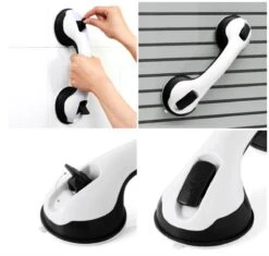 Merkloos 2x Anti Slip Zuig Handvat - Zuignap Handgreep Badkamer/Toilet - Badkamer Veiligheidsgreep - Handgreep Met Zuignappen - Badgreep - Krachtig En Verplaatsbaar - Trekvermogen Tot 50KG - 30cm -Badkamer Kast Winkel 1200x1141 6