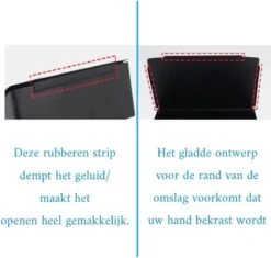 Merkloos Toti - Wc Rolhouder - Opbergvak- Zwart - Met Plankje - Zelfklevend/boren/zonder Boren - Toiletrolhouder -Badkamer Kast Winkel 1200x1142 2