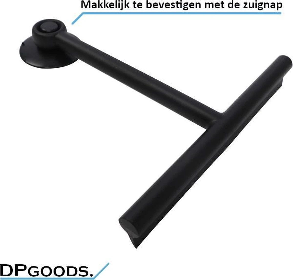 Merkloos Topsky™ - Douchewisser - Zwart - Raamwisser – Deluxe Douchewisser – Badkamer Accessoires Zwart - Douchewisser Met Zuignap – Wisser Douche 2 Merkloos Topsky™ - Douchewisser - Zwart - Raamwisser – Deluxe Douchewisser – Badkamer Accessoires Zwart - Douchewisser Met Zuignap – Wisser Douche - Afbeelding 2
