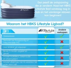 HBKS Lifestyle Bad – Opblaasbaar Ligbad – Bath Bucket – Zitbad Voor Volwassenen - Ijsbad Wim Hof Methode - Badkuip – Ice Bath – Blauw -Badkamer Kast Winkel 1200x1145 6