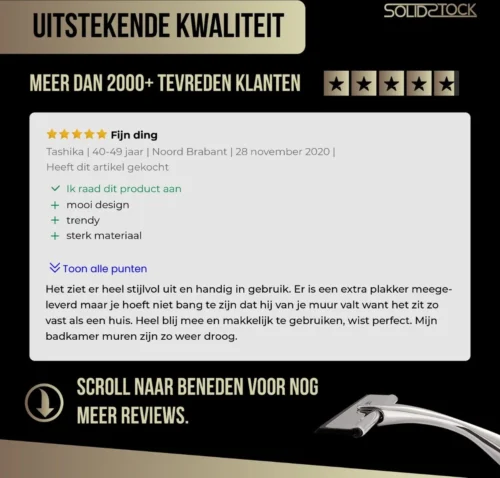 Douchewisser Rvs - Luxe Trekker Douche - Raamwisser Met Ophanghaak - Douchetrekker - Niet Boren - Chroom 17 Douchewisser Rvs - Luxe Trekker Douche - Raamwisser Met Ophanghaak - Douchetrekker - Niet Boren - Chroom -Badkamer Kast Winkel 1200x1148 5